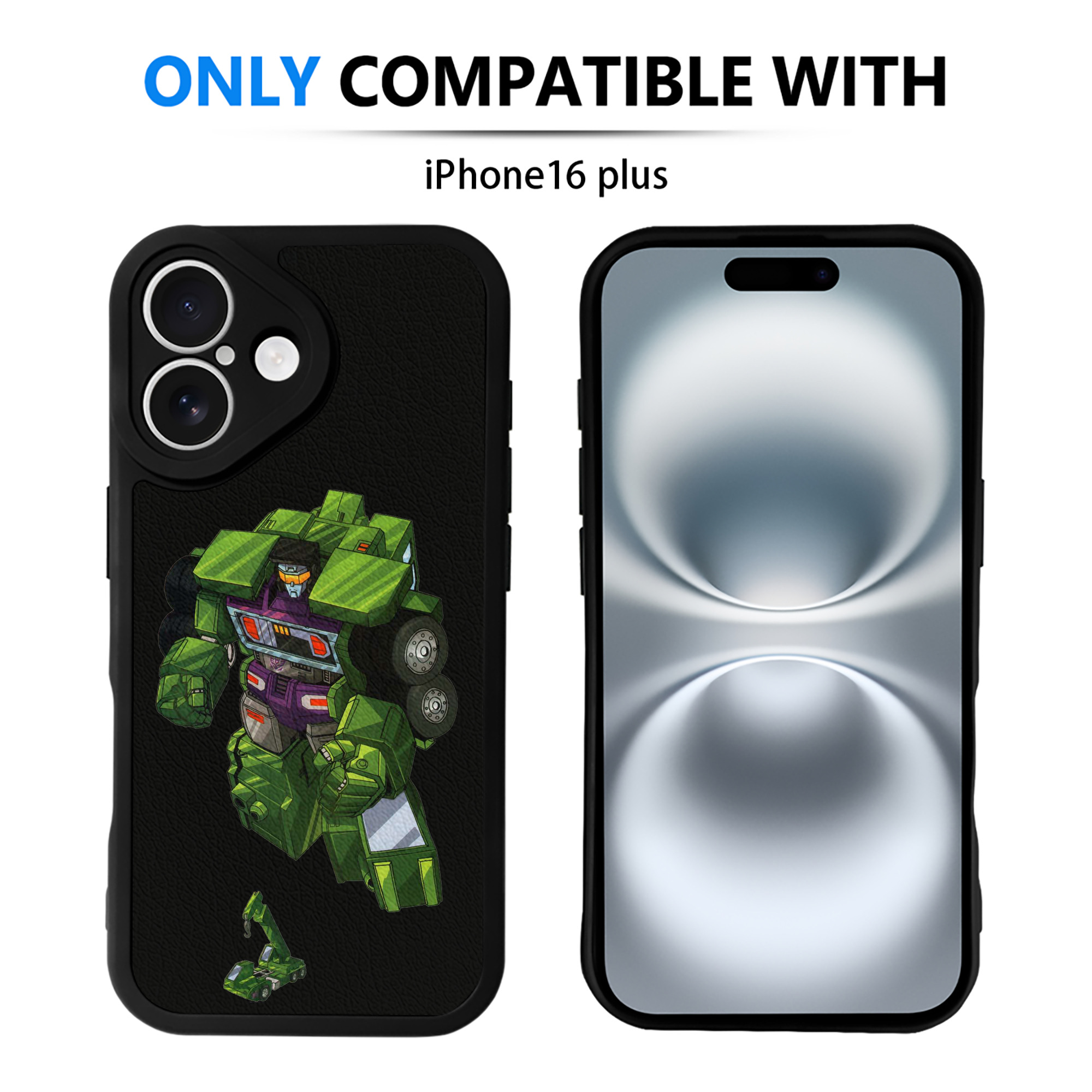 （画像用）  【iPhone 16シリーズ対応】シリコンスマホケース（レザー調） 材質：シリコン